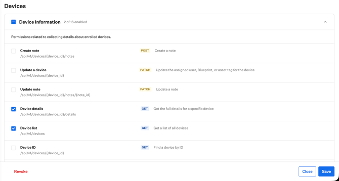 Permissions on Iru
